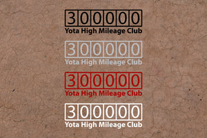 Odometer Decal