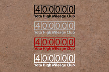 Odometer Decal