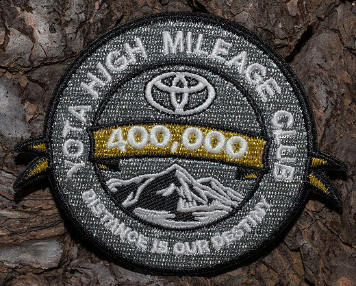 400,000 Mile Platinum Patch (Glow In The Dark)