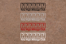 Odometer Decal