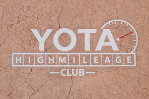 Yota High Mileage Club Logo Sticker