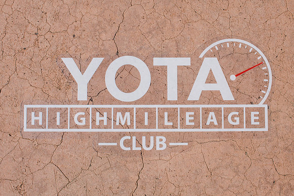 Yota High Mileage Club Logo Sticker